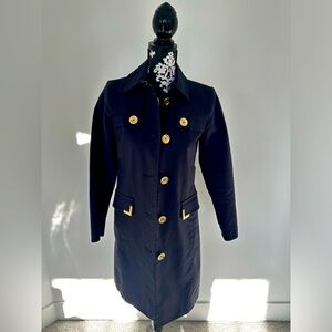 MICHAEL Michael Kors navy blue trench coat (S)